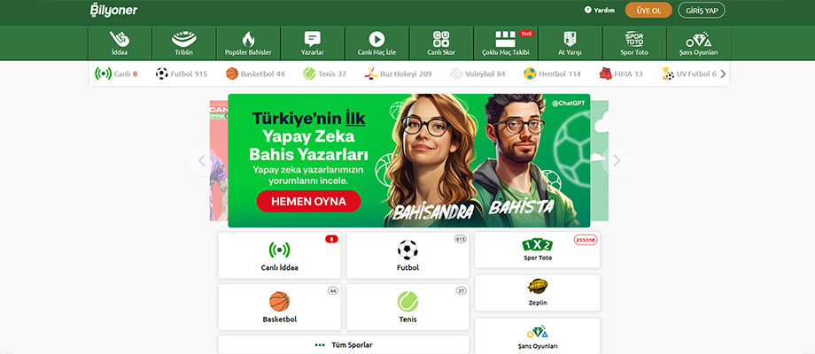 Çevrimiçi spor bahislerini nerede kabul ediyorsunuz? 